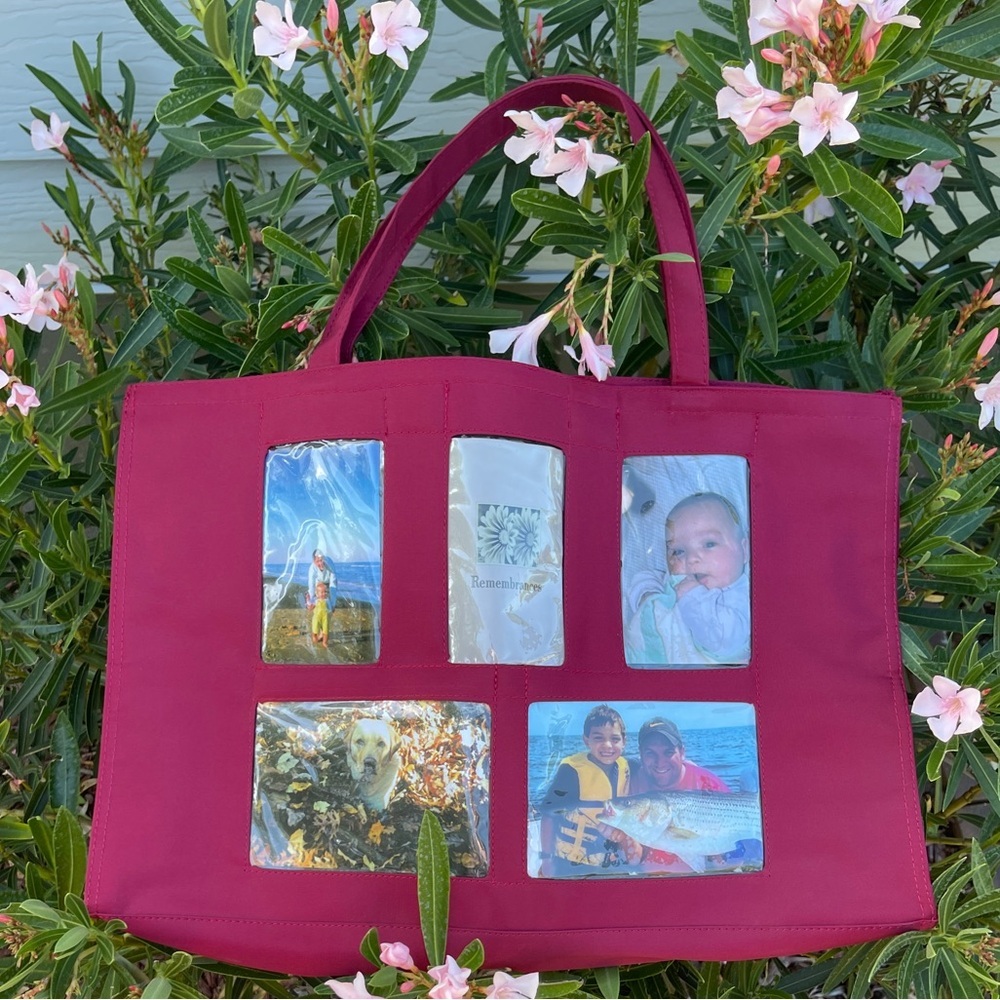 REMEMBRANCE Memories Photo Collage Tote Bag